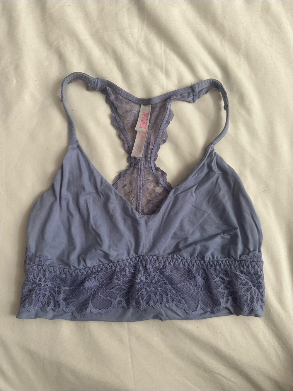 Victoria's Secret Lavender Lace Racerback Bralette